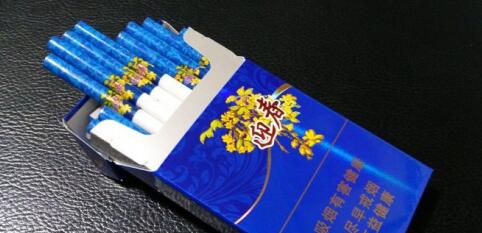 長白山(藍尚)香煙價格表圖，長白山迎春細煙價格